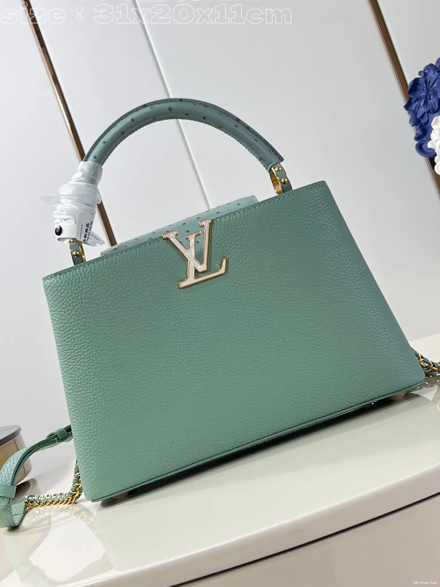 AAA Replica Ru VUITTON LOUIS MM-33*19*9CM CAPUCINES 0517